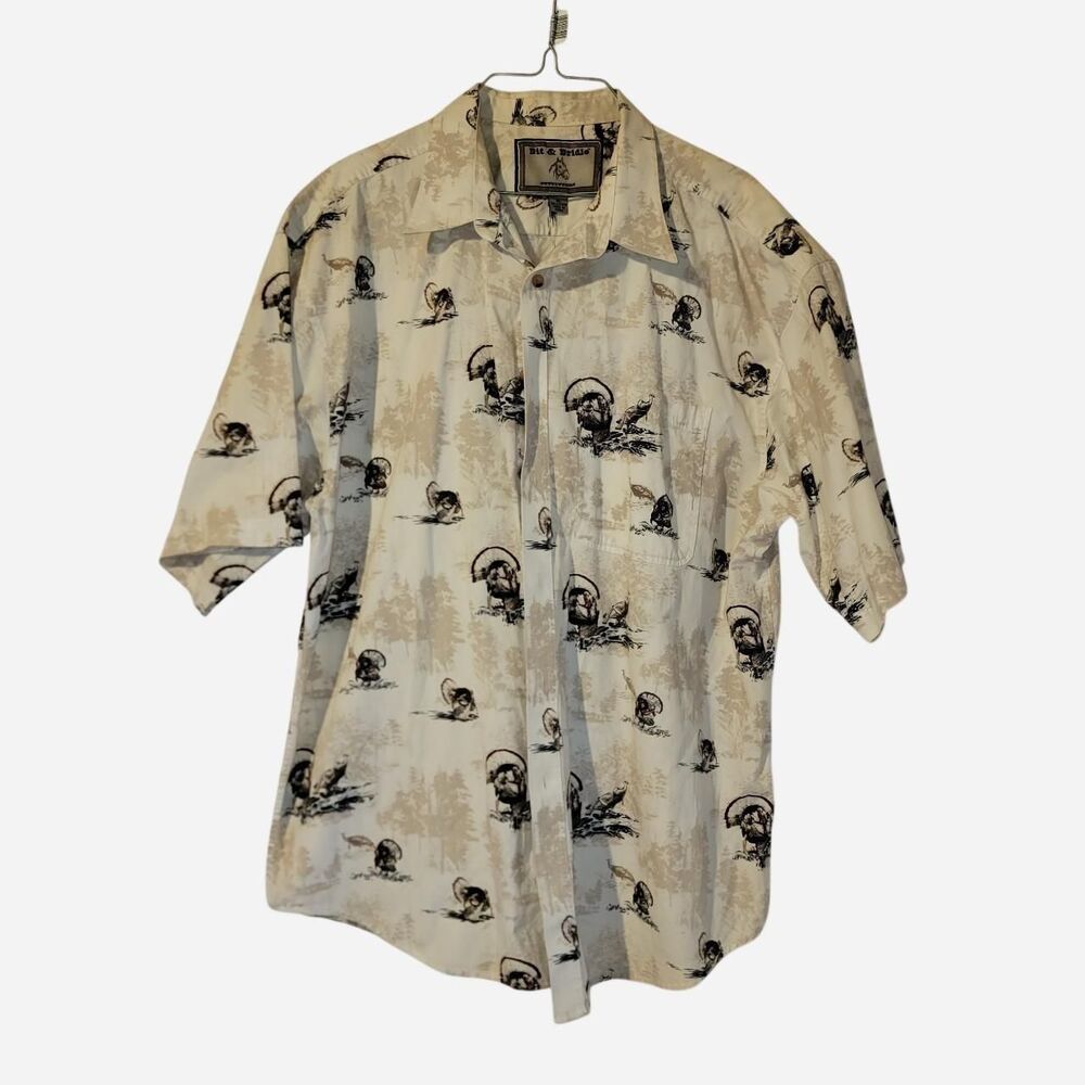 Unbranded Men's White and Cream Shirt